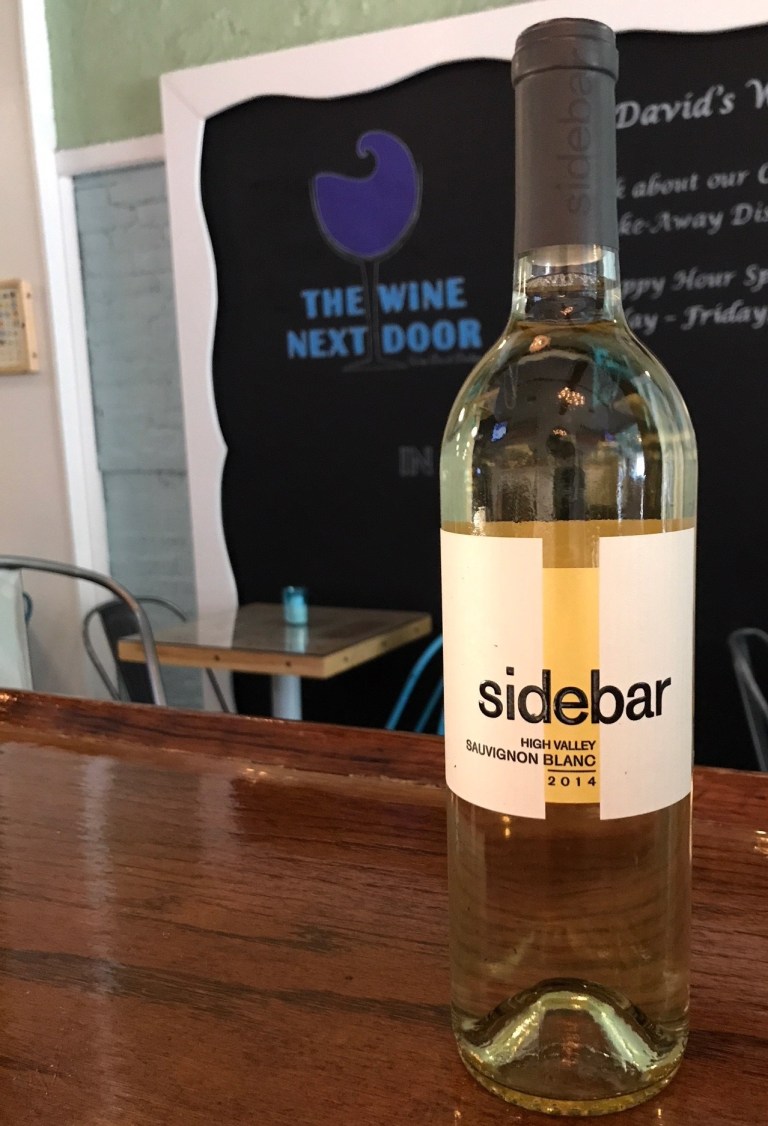 Sidebar Sauvignon Blanc by Sidebar Cellars